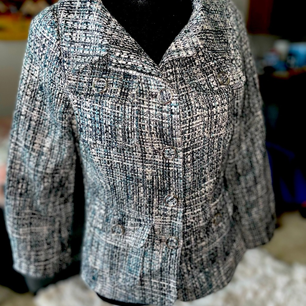 WHBM tweed blazer NWT!